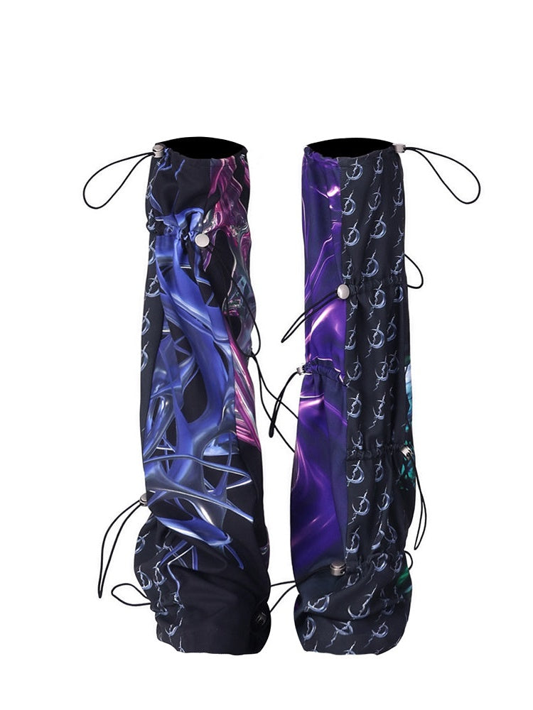 Cosmic Print Leg Sleeves