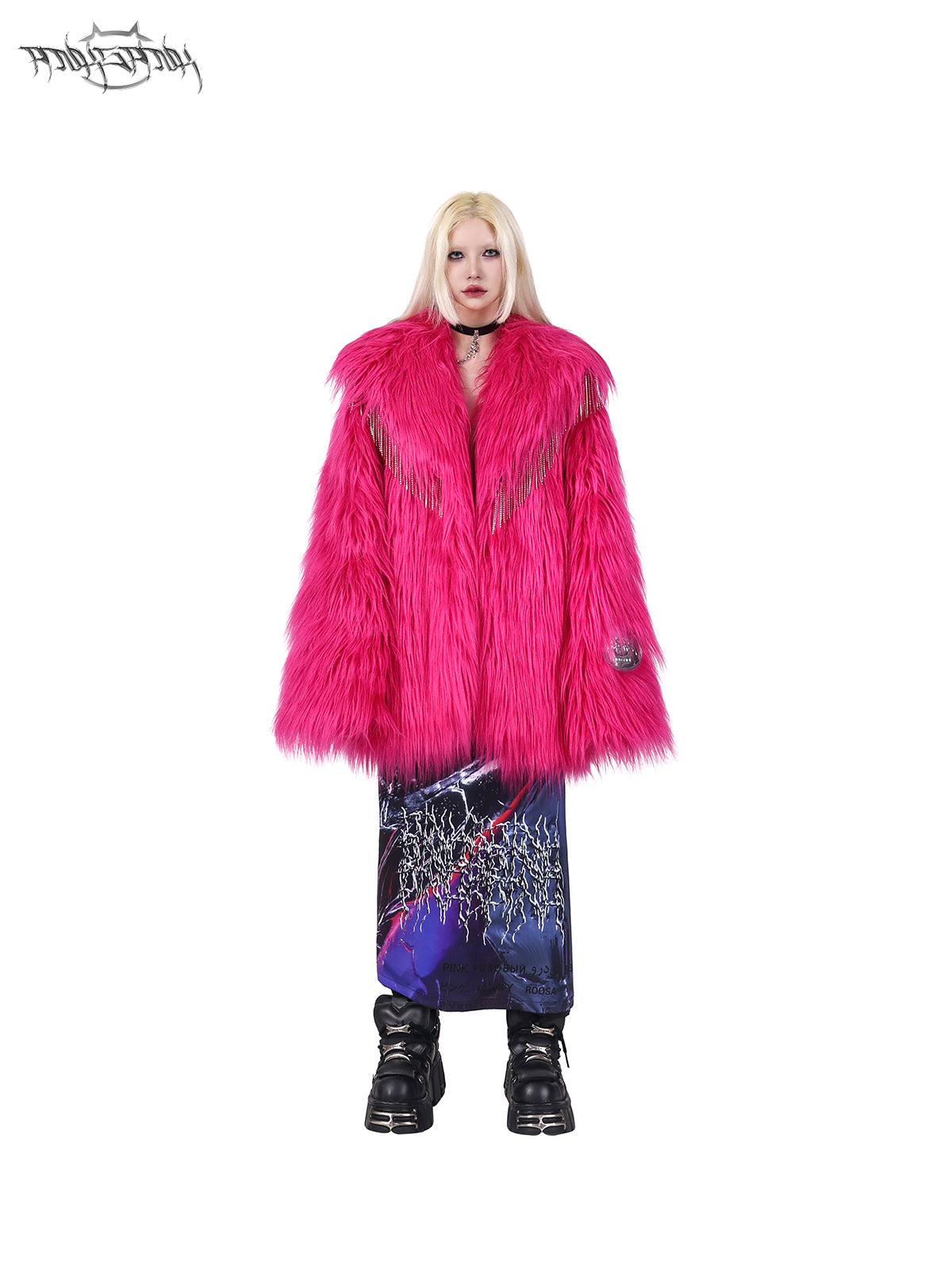 Eco-Friendly Long Hair Fur Jacket