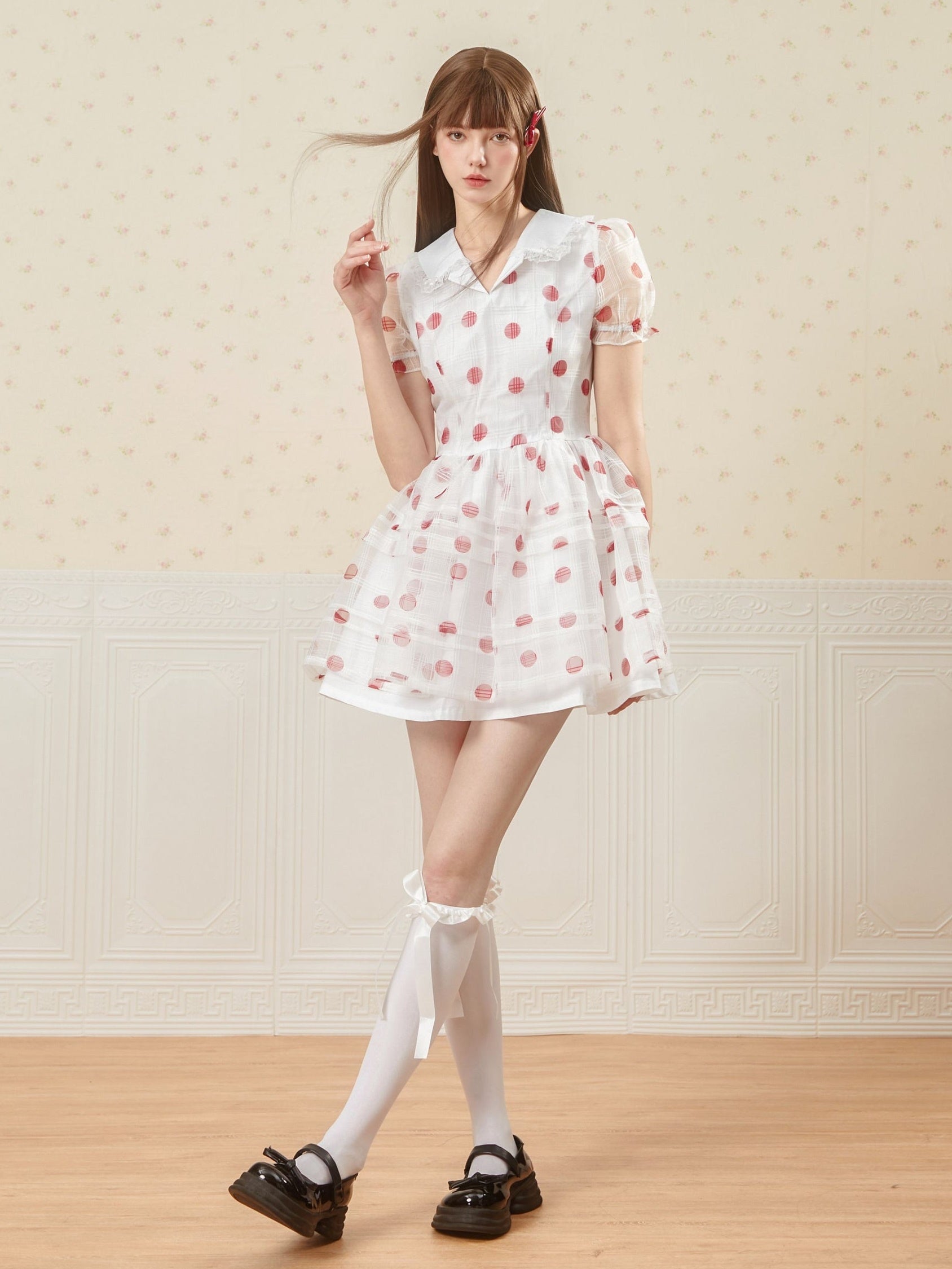 Dot Puffy Princess Dress