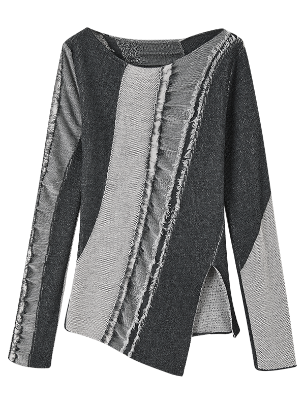 Pull de pull Jacquard fluide