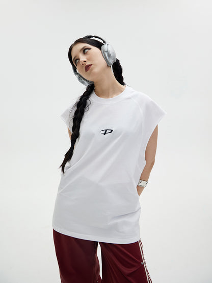 Unisex French-Sleeve Oversize Casual T-Shirt