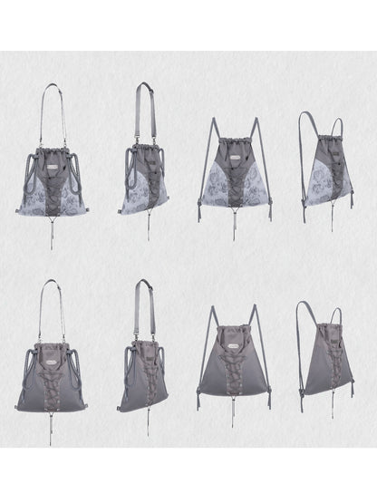 Stitching Draw String -Rucksack