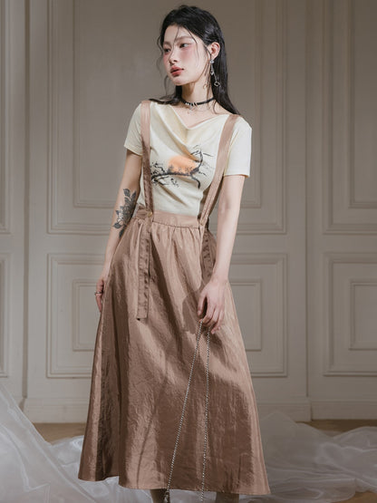 Suspender Long Skirt