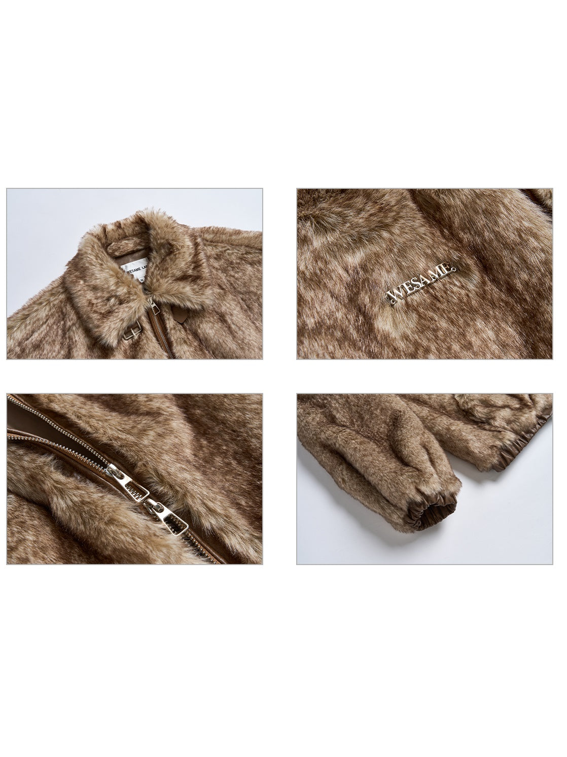 Loose Strap Eco-friendly Fur Plush Jacket