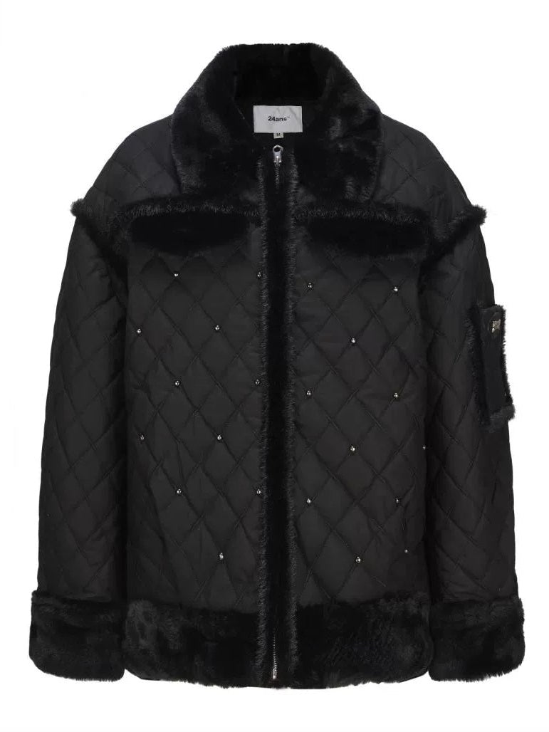 Studded Quilted Jacket