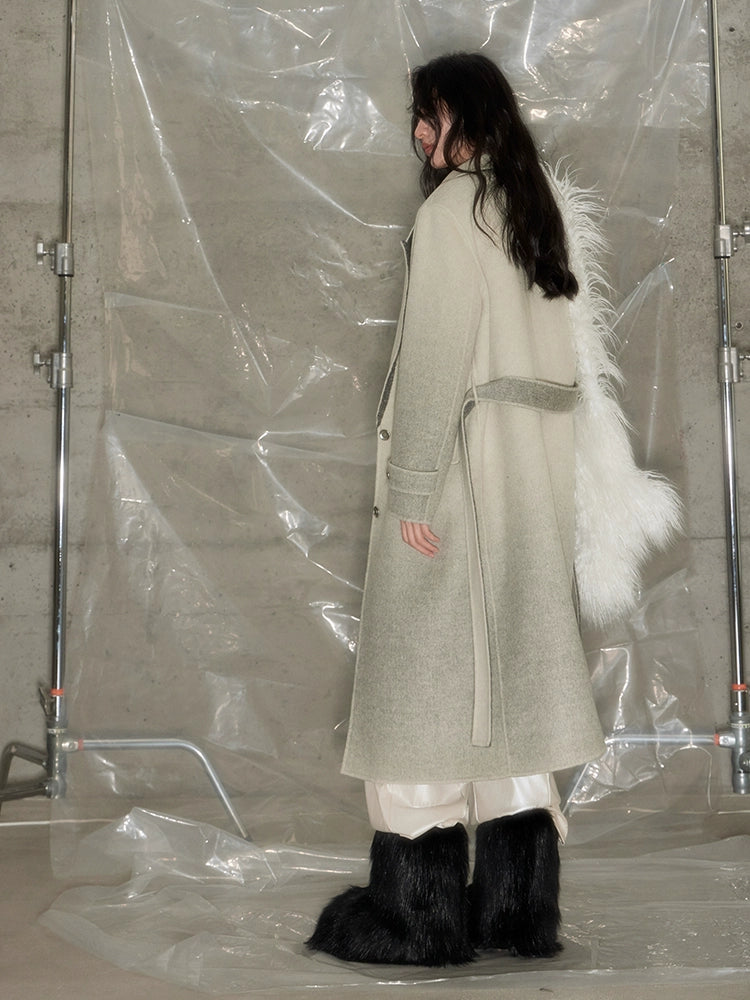 Gradient Mid-length Coat