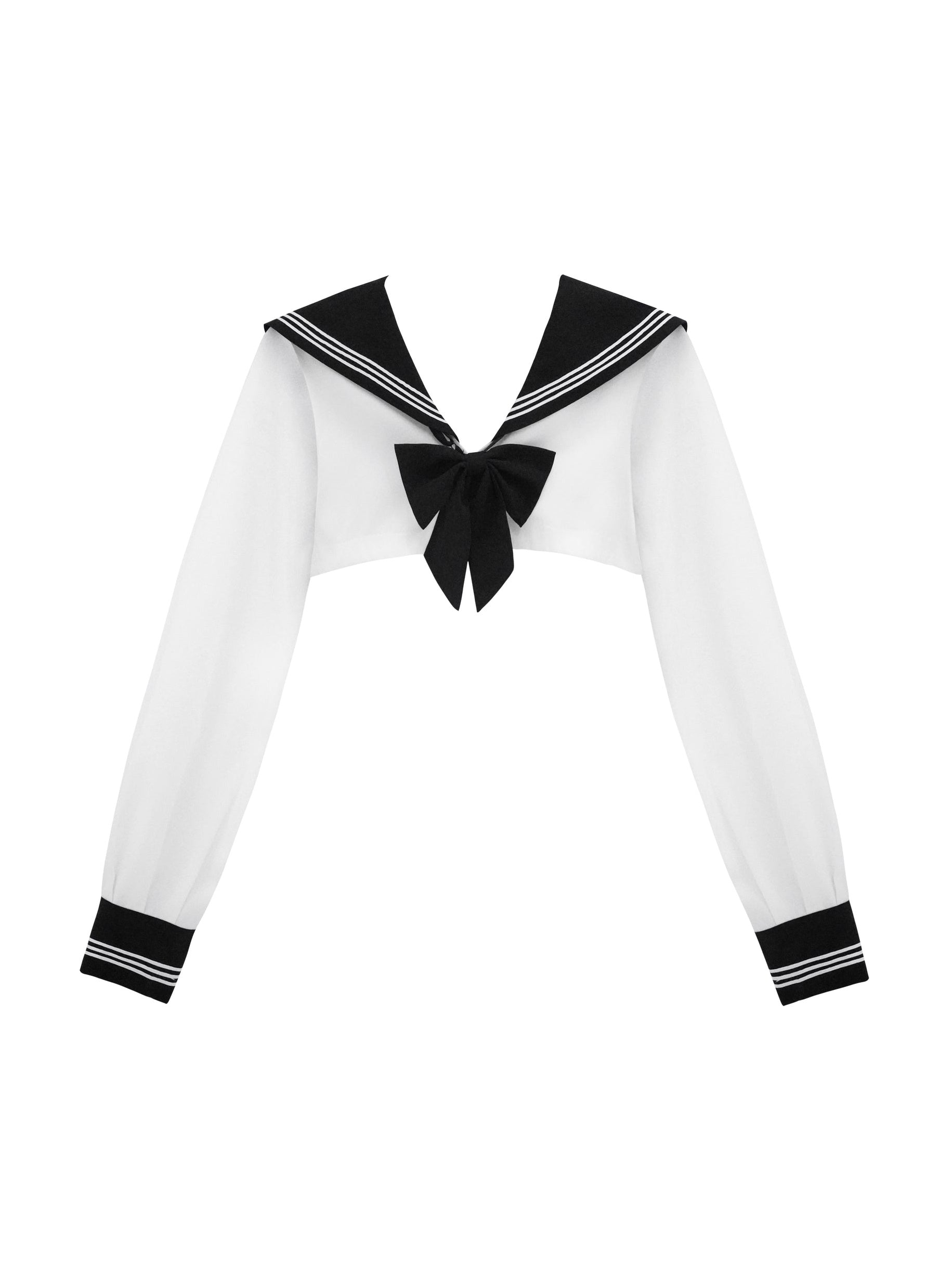 Ultra-short JK Sailor Collar Shirt