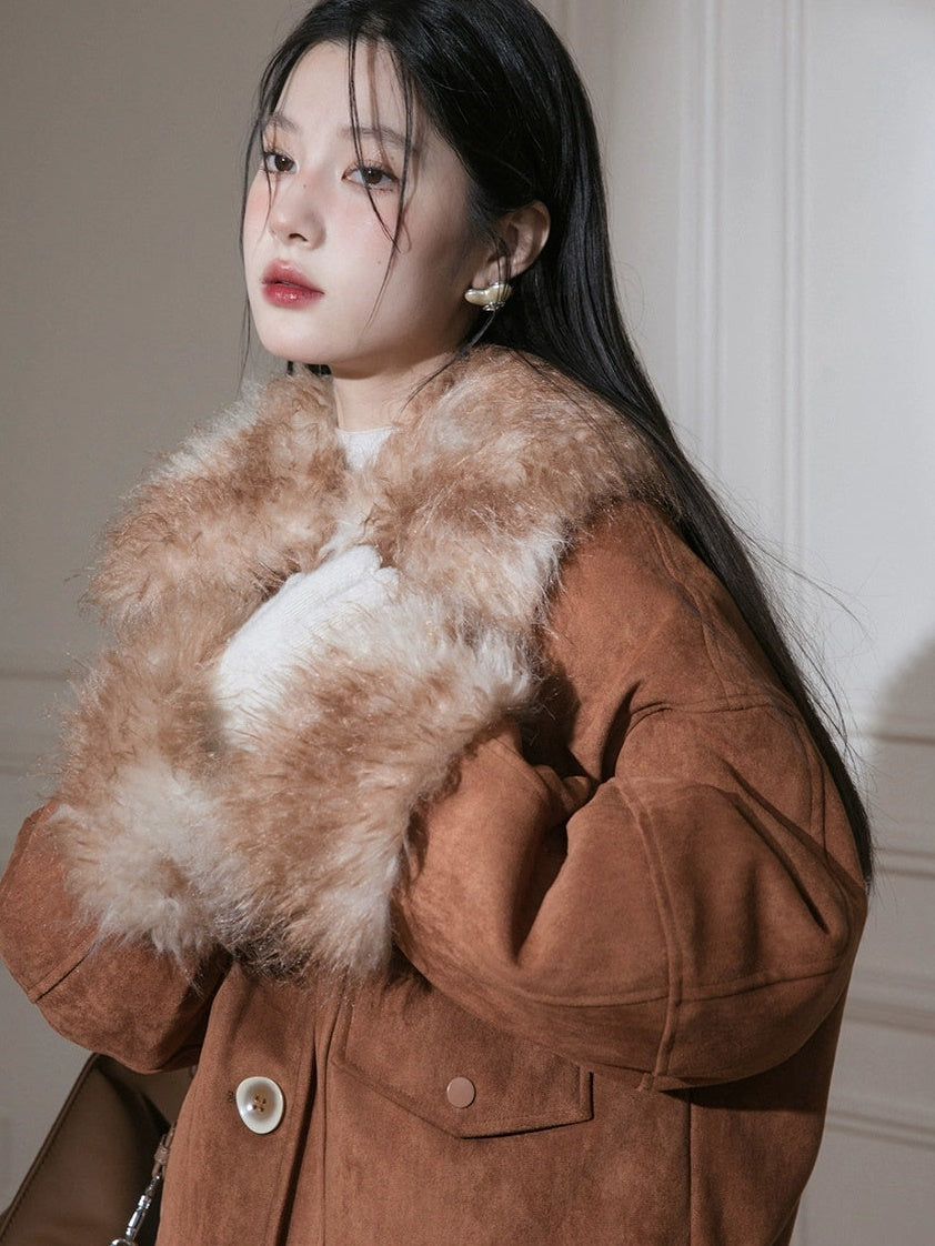 Fur Collar Short Down Jacket