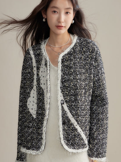 Stitch Design Monotone Tweed Jacket