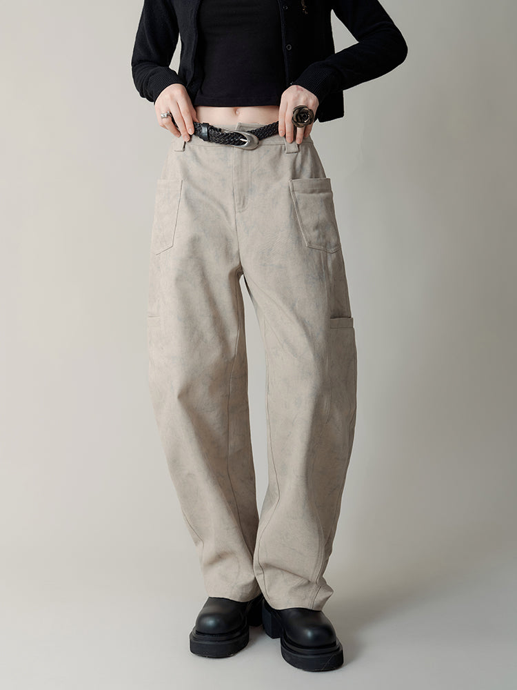 Stir-Dyed Loose Jeans