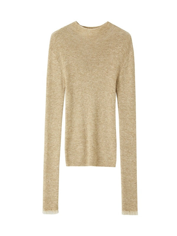 Bottle-neck Delicate Warm Layer Sweater