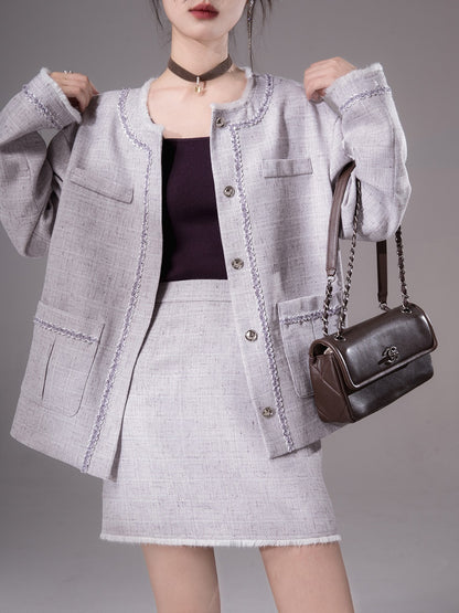 Lose Tweed Jacke &amp; Rock Setup