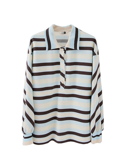 Border Loose POLO Shirt