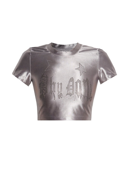 Star Shiny Stretch Short T-shirt