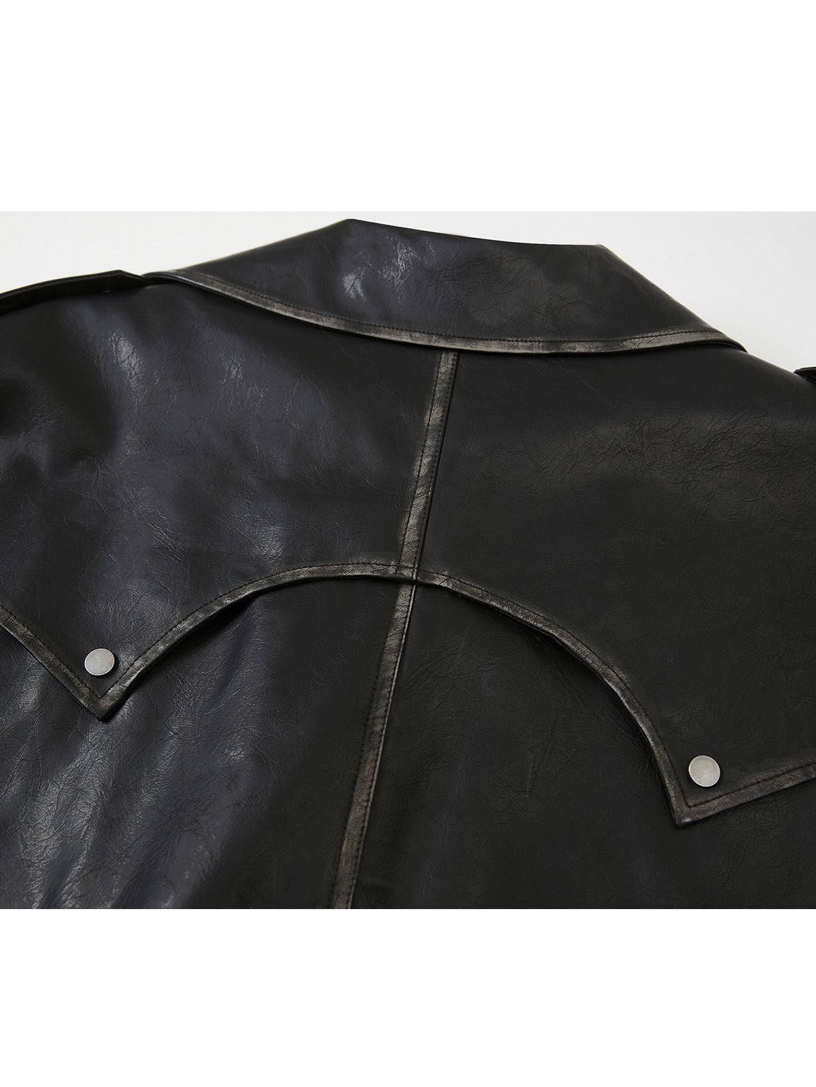 Retro Loose Leather Jacket – ARCANA ARCHIVE