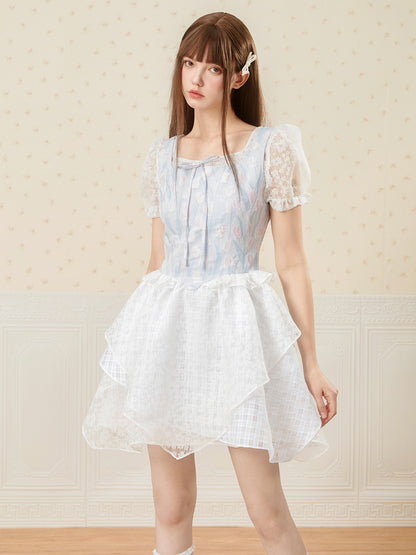 Tulip Jacquard Princess Dress