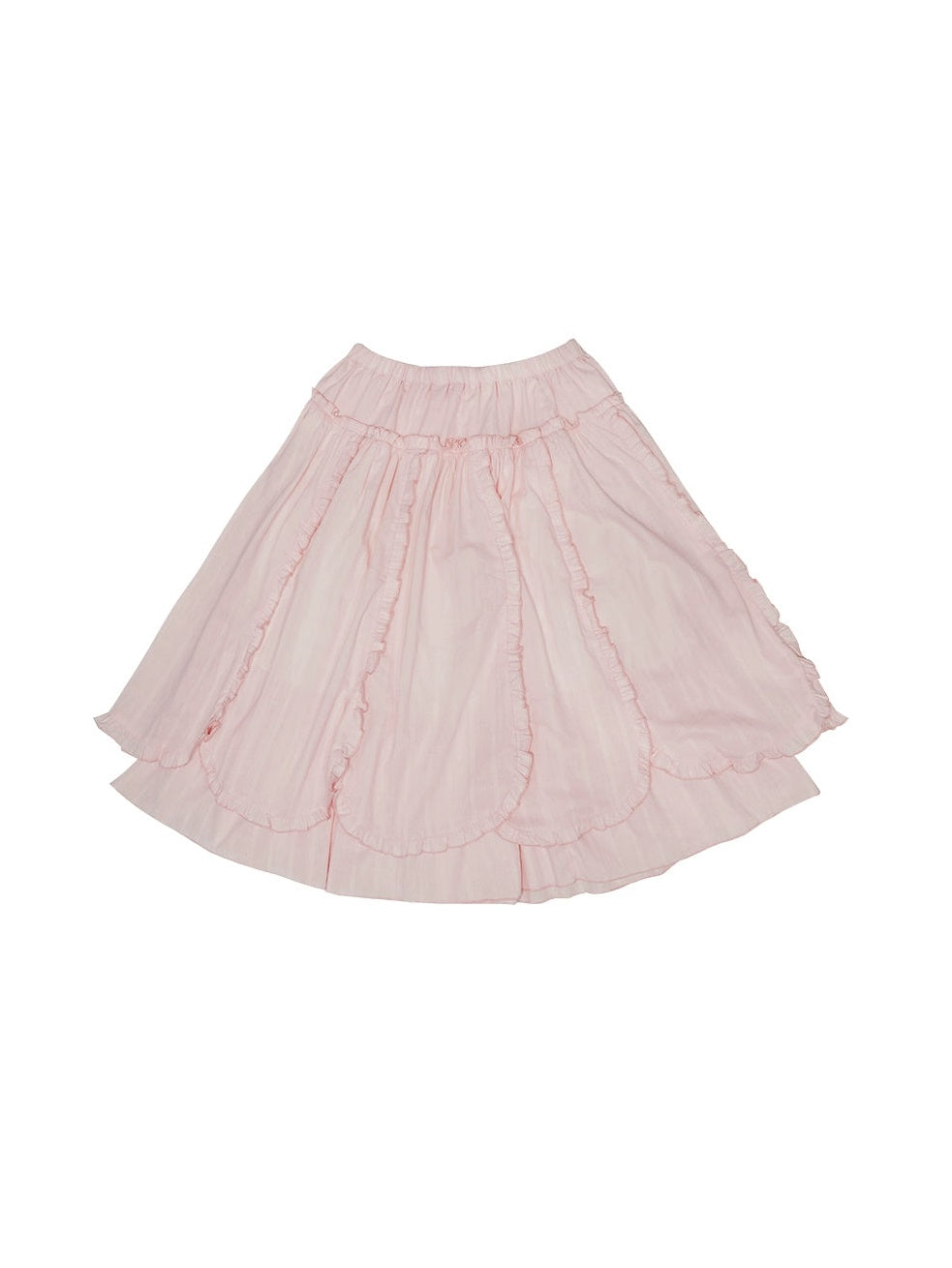 Petal Shape Three-dimensional Jacquard Skirt