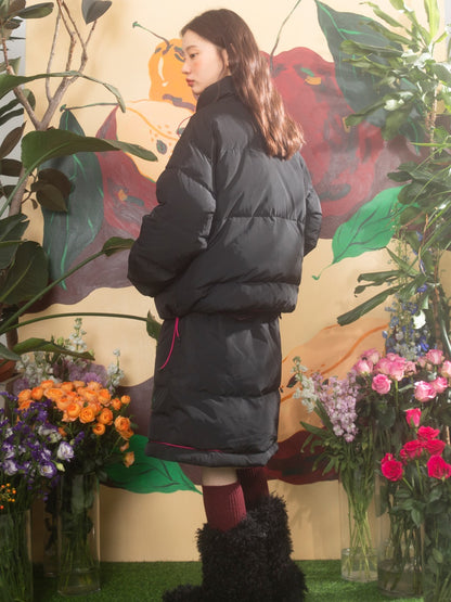 Cherry Broidery Down Jacket &amp; Jirt