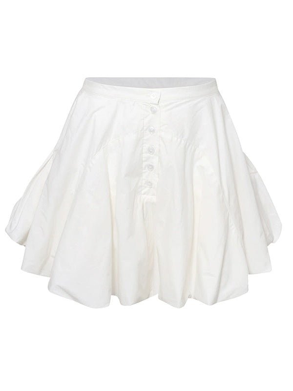 Three-dimensional Fluffy Cloud Buds Skirt