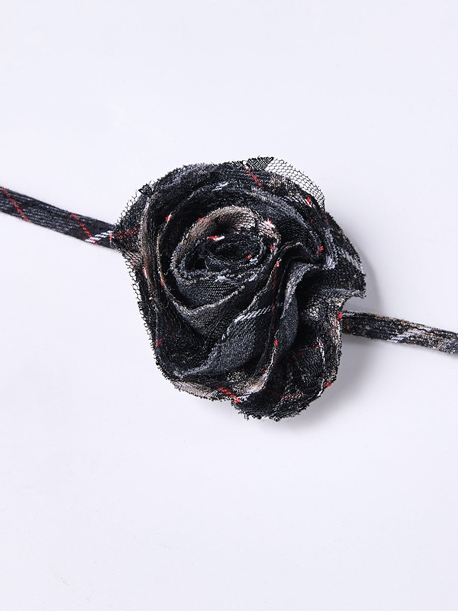 6Type Rose Flower Choker