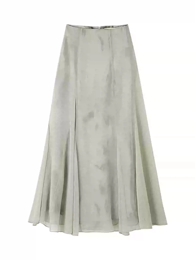 Tie-Dye Ciffon Mermaid Chic Classy Long-Skirt