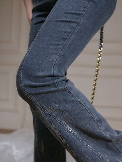 Tight Stretch Boots-Cut Jeans