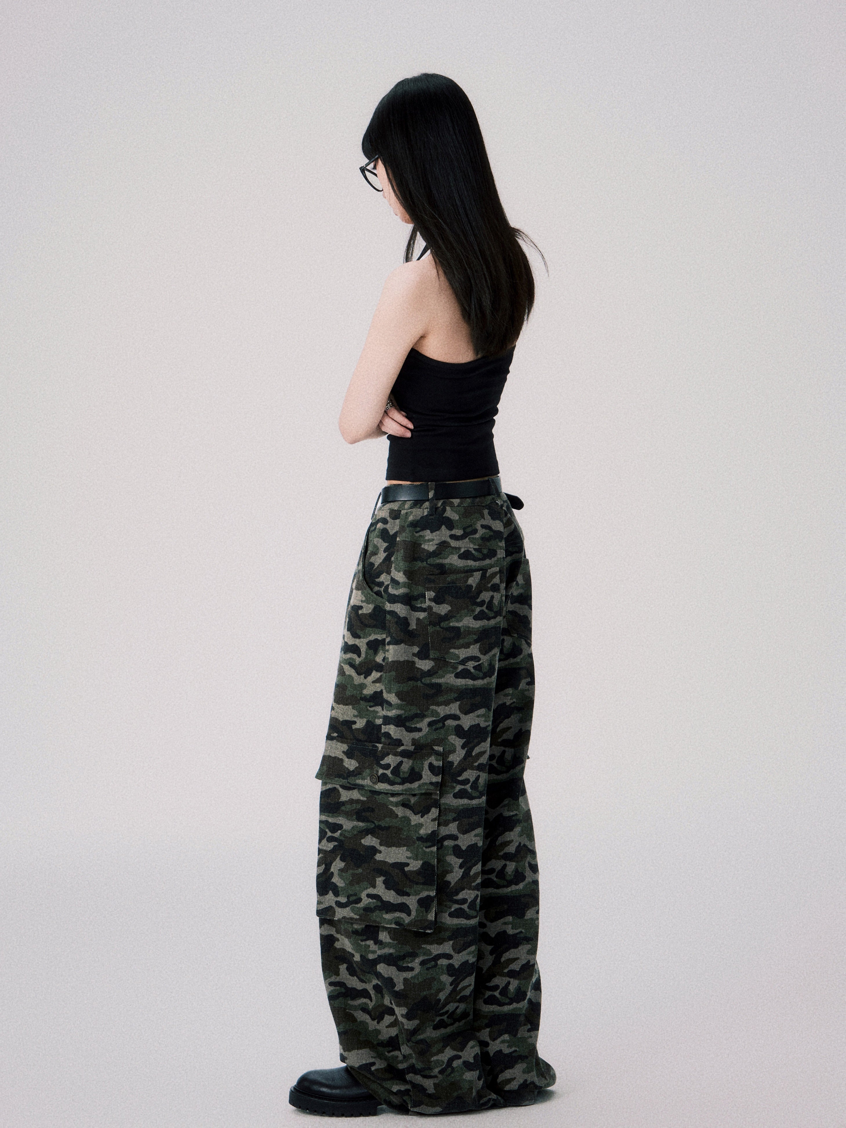 Loose Camouflage Cargo Pants