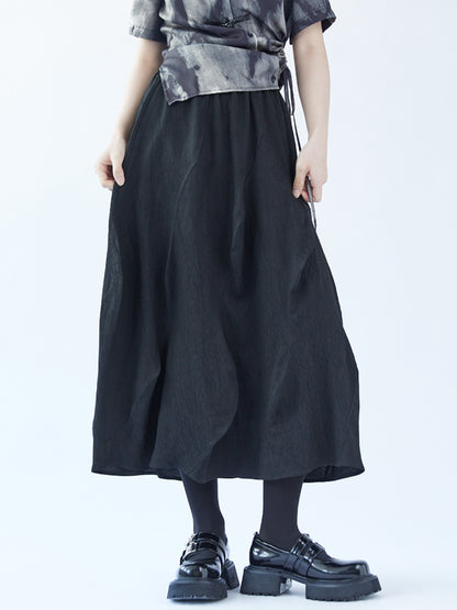 Irregular Wave A-line Skirt