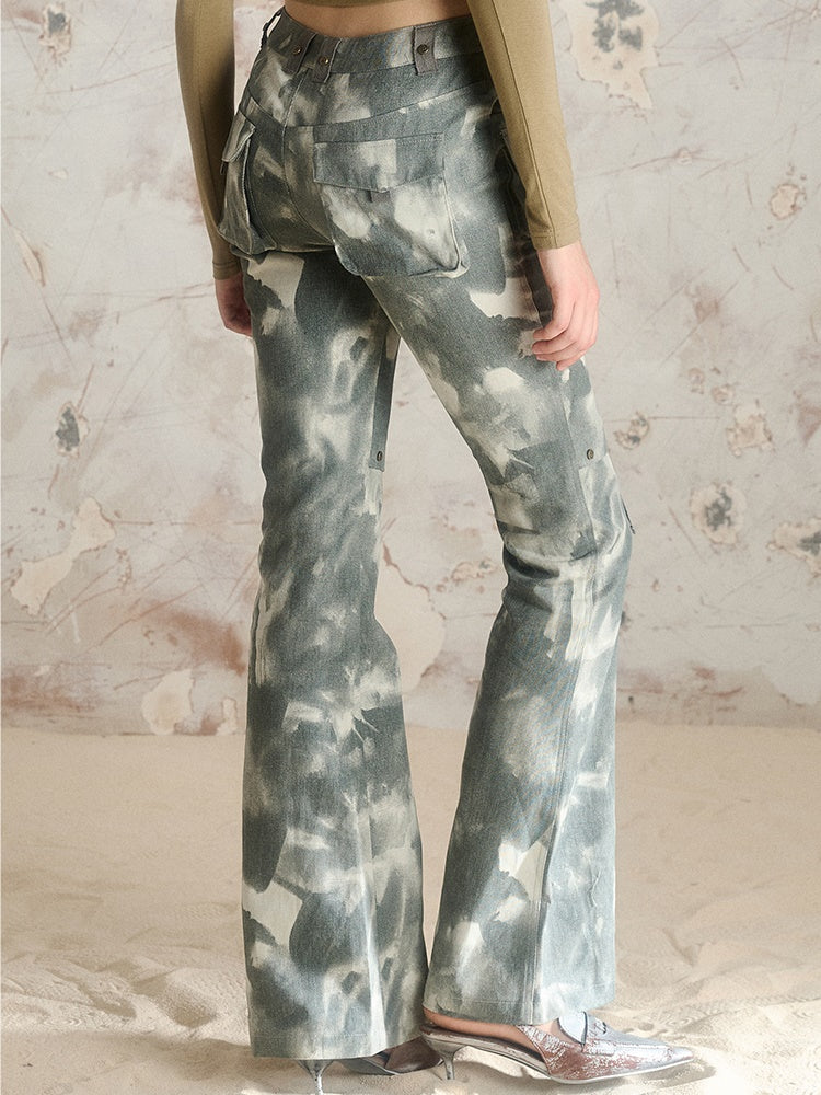 Printed Slim Fit And Booted Pants