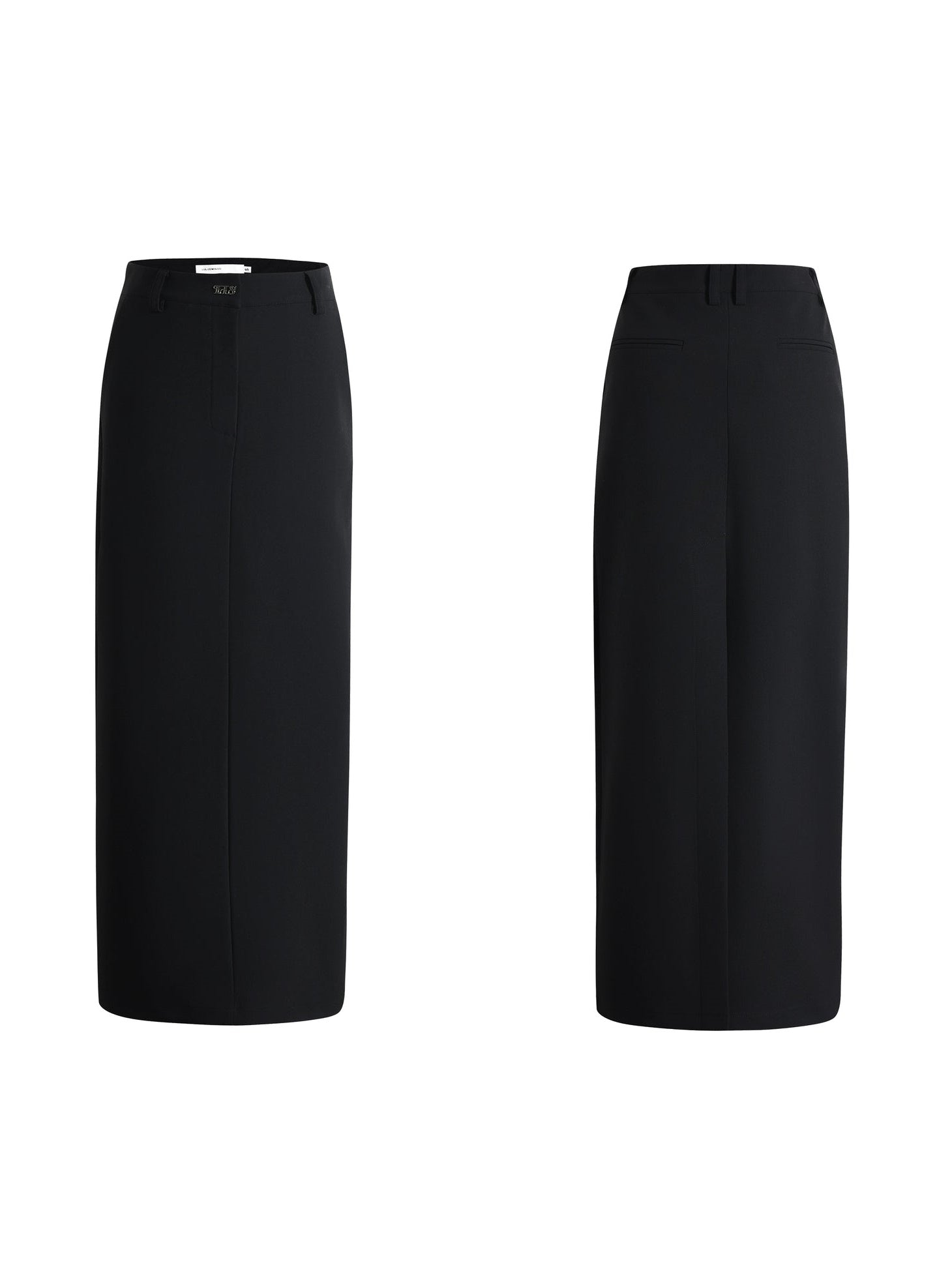 Relaxed Straight Long Skirt