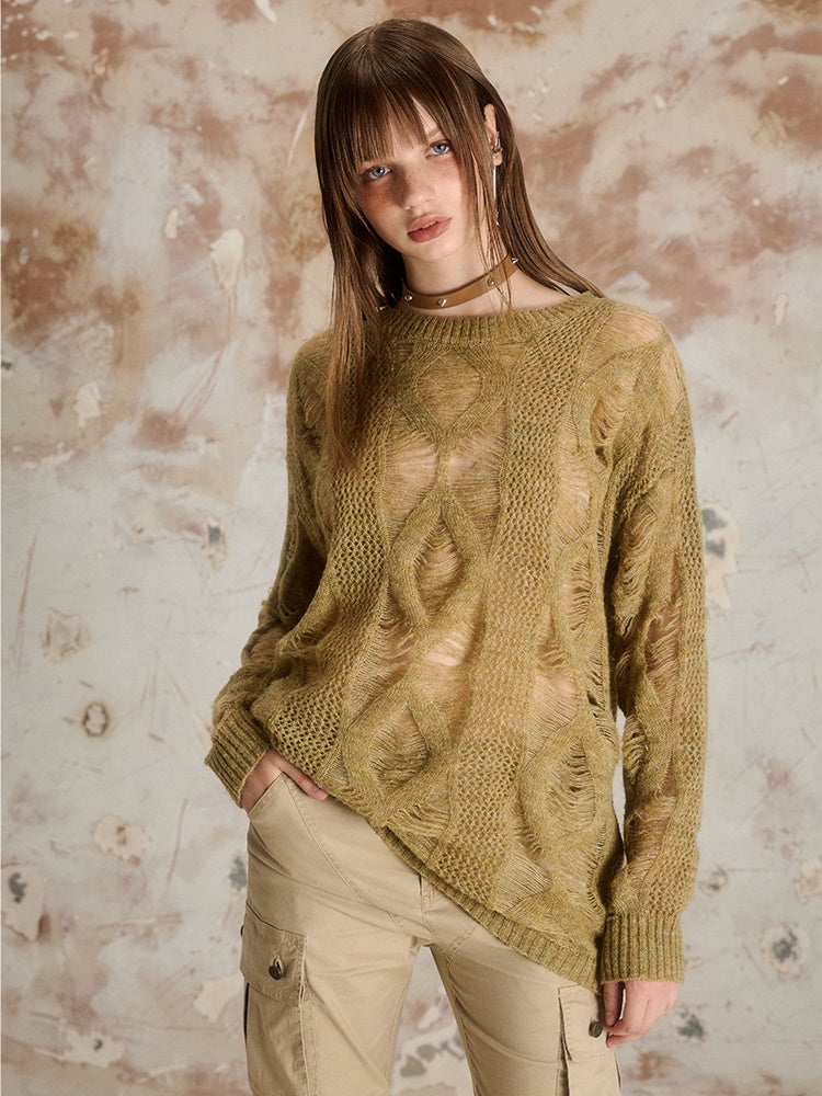 Hole Hollow Loose Sweater