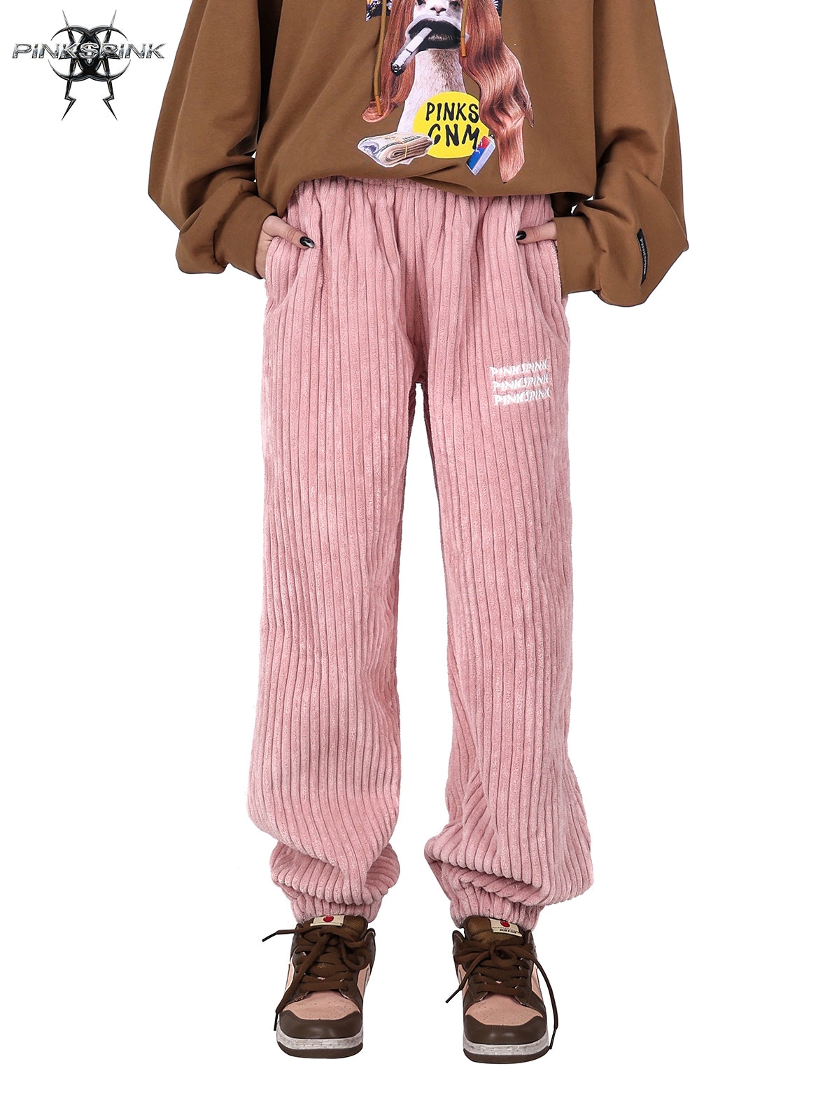 Corduroy Plus Velvet Casual Pants