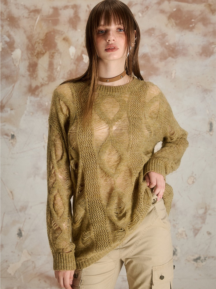 Hole Hollow Loose Sweater