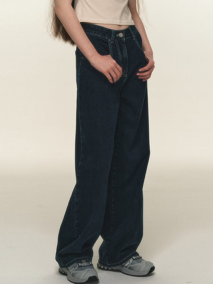 Pantalon en denim en vrac