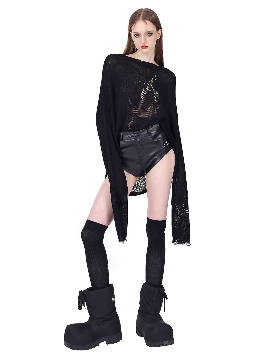 Hollow Loose Mesh Sweater