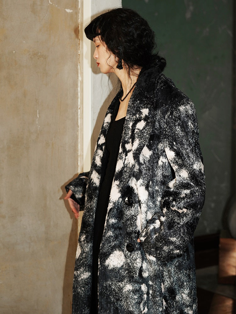 Eco-Friendly Fur Loose Long Coat