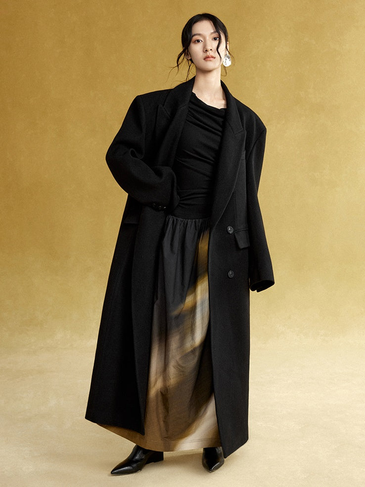 Oversized Long Chester Coat