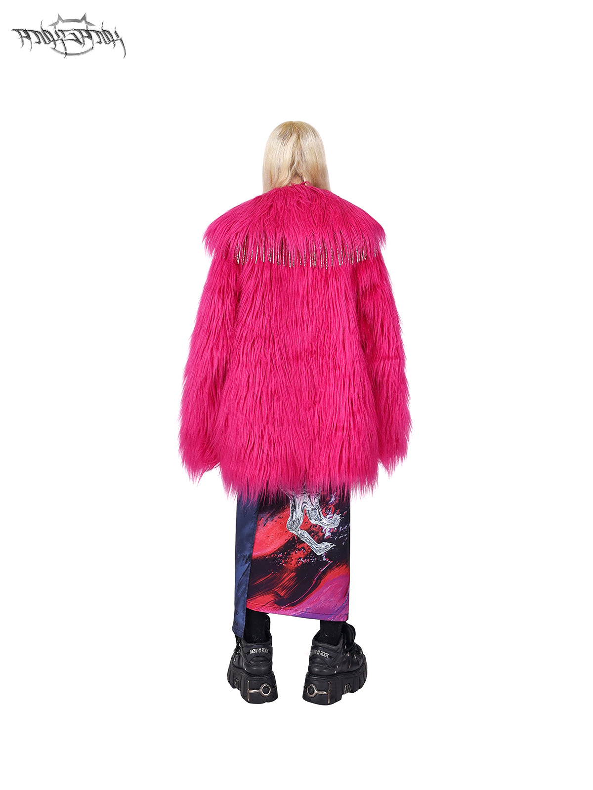 Eco-Friendly Long Hair Fur Jacket