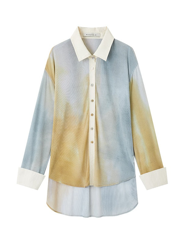 Tidal Blue OverSize Shirt