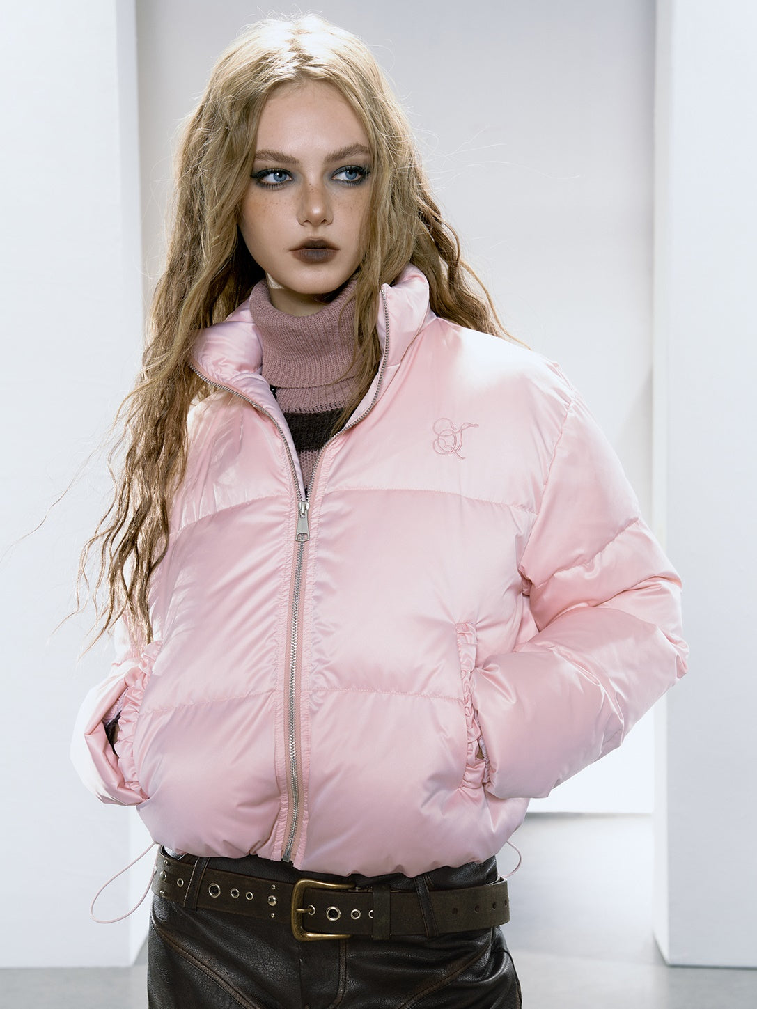 Pearlescent Short Down Jacket