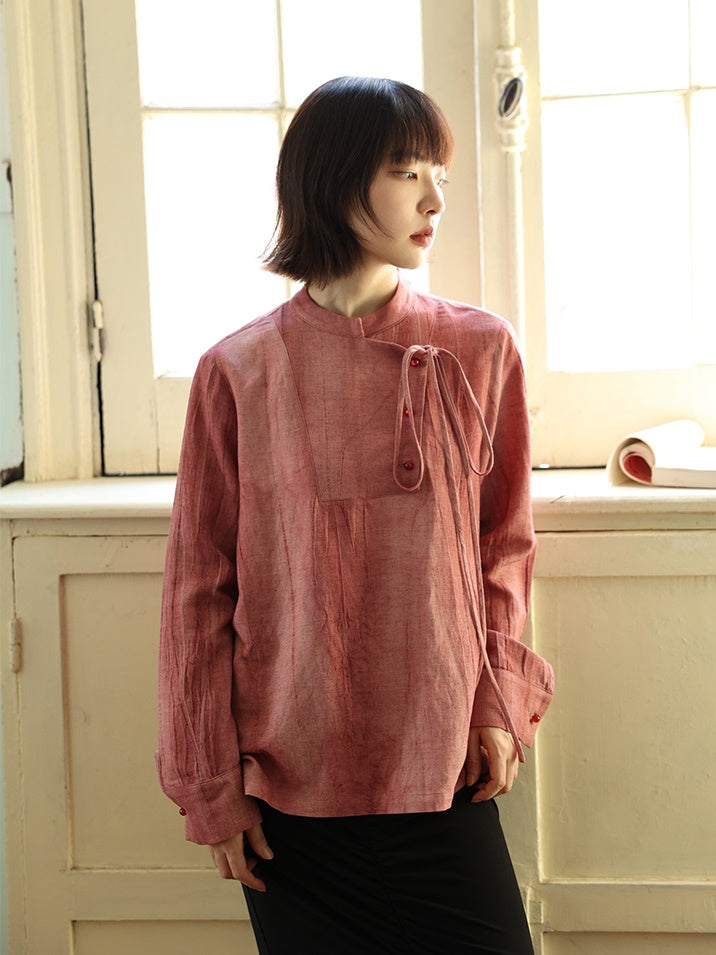 Small Stand Collar Shirt