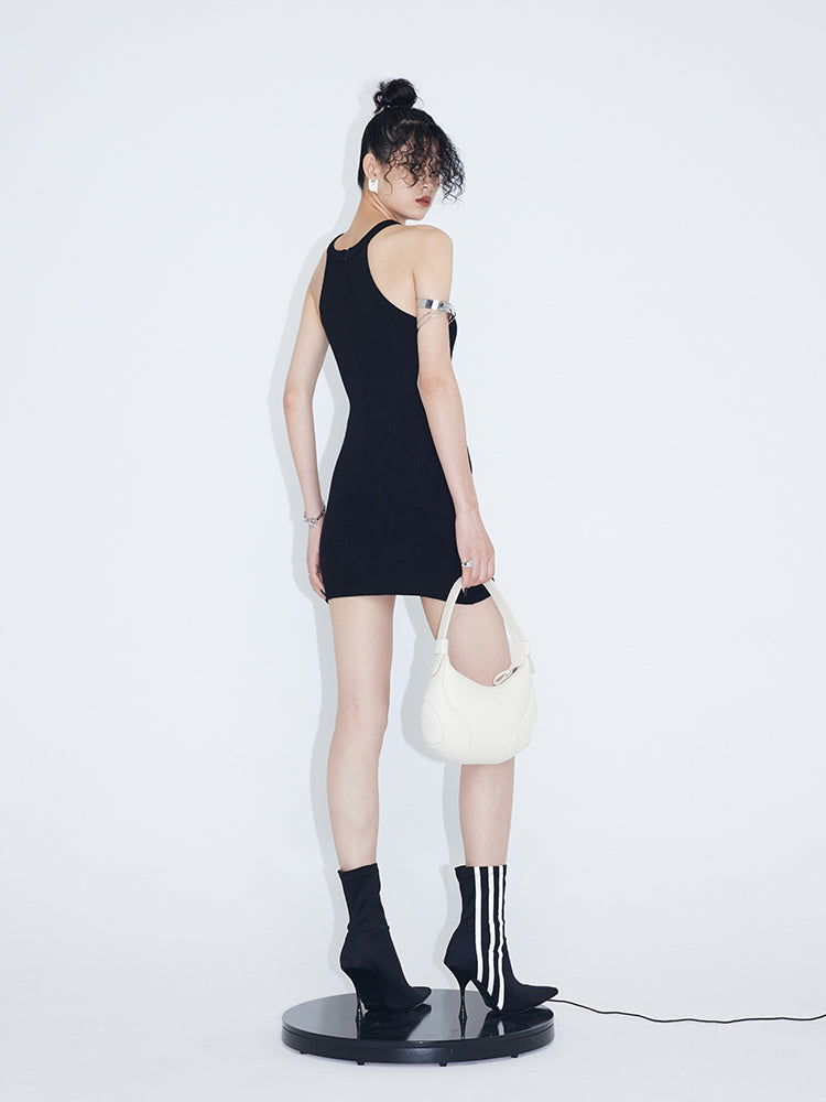 Sleeveless Slim Knitted Dress