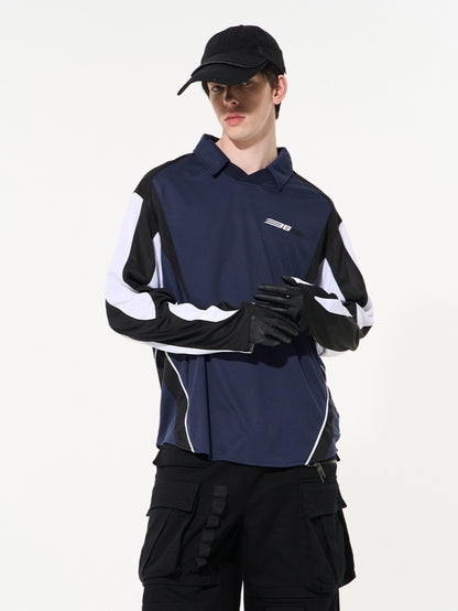 Polo-Hals Casual Sporty Pullover