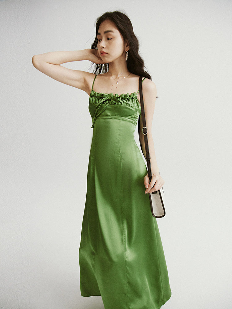 Suspender Long Dress