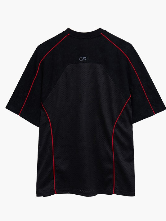 Racing Style Quick-drying Mesh T-shirt