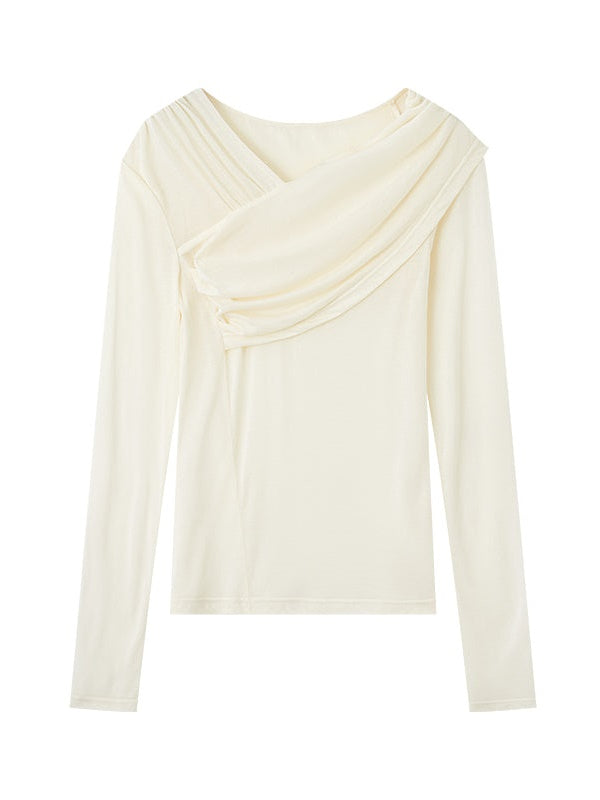 Wrap Sense Long-sleeved T-shirt