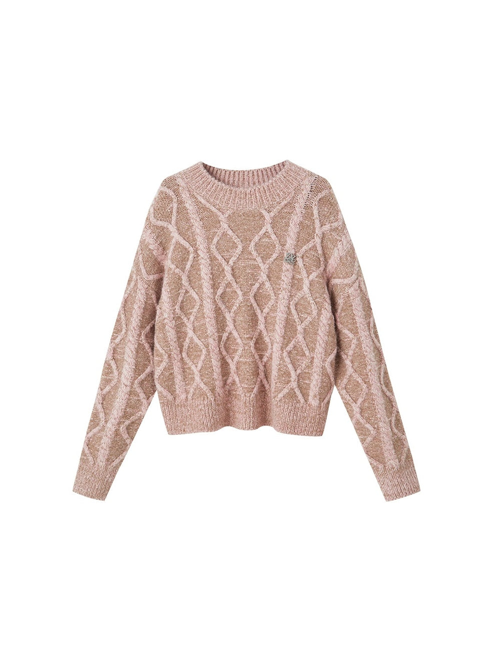 Cable Crew Neck Sweater