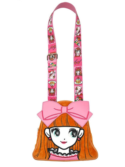 Showa Beautiful Girl Three-dimensional Shoulder Bag