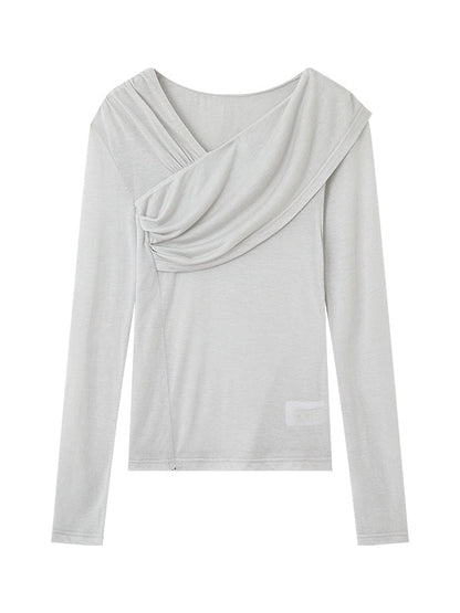 Wrap Sense Long-sleeved T-shirt