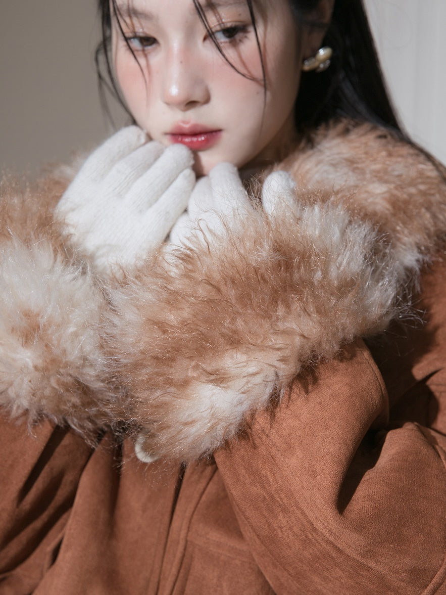 Fur Collar Short Down Jacket